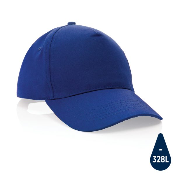 Impact 5 panel 190gr Recycled cotton cap with AWARE™ tracer P453.335