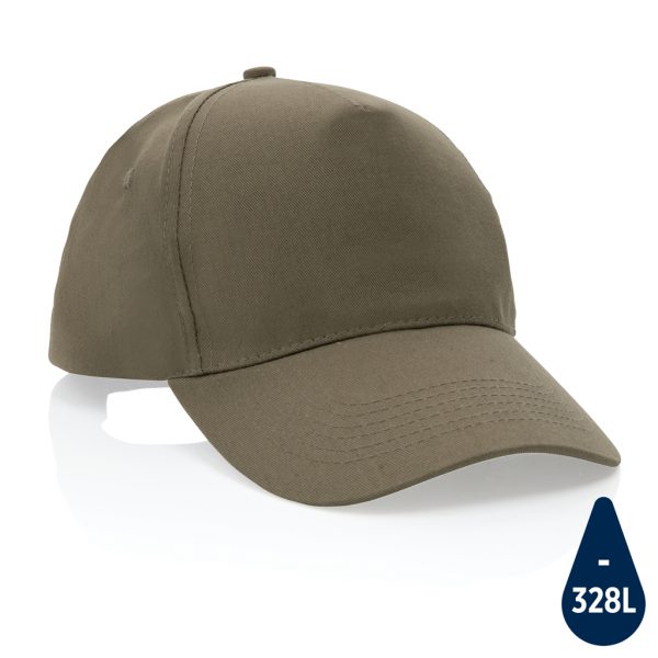 Impact 5 panel 190gr Recycled cotton cap with AWARE™ tracer P453.337