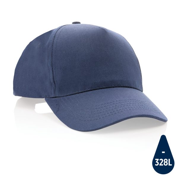 Impact 5 panel 190gr Recycled cotton cap with AWARE™ tracer P453.339