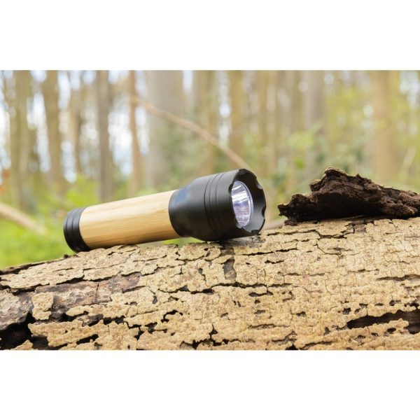 Lucid 3W RCS certified recycled plastic & bamboo torch P513.781