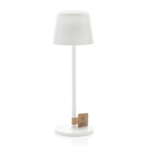 Zenic RCS recycled plastic USB re-chargable table lamp P513.9703