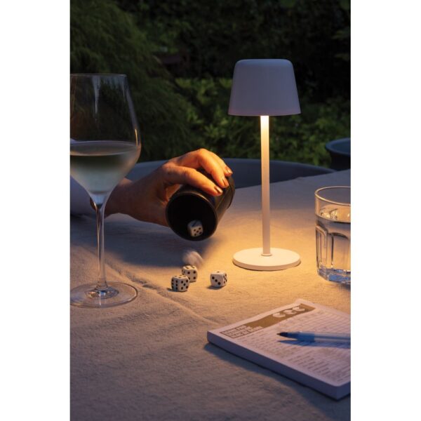 Zenic RCS recycled plastic USB re-chargable table lamp P513.9703