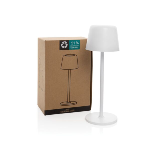 Zenic RCS recycled plastic USB re-chargable table lamp P513.9703