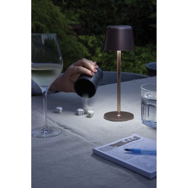 Zenic RCS recycled plastic USB re-chargable table lamp P513.9732