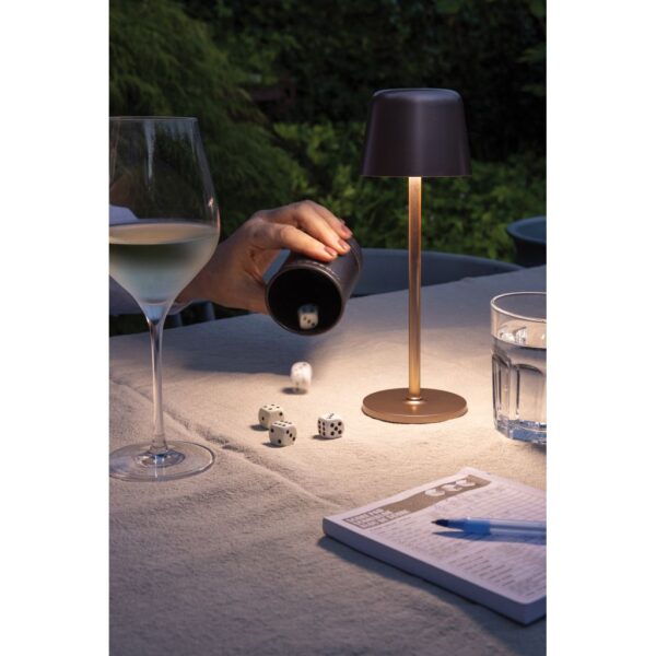 Zenic RCS recycled plastic USB re-chargable table lamp P513.9732