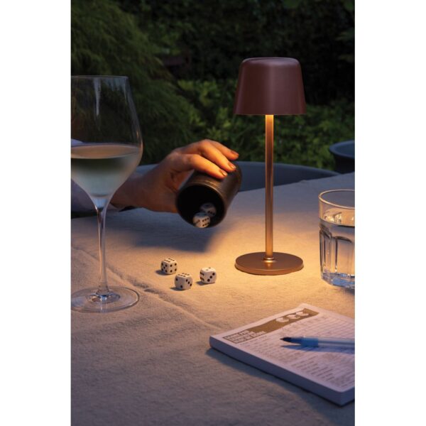 Zenic RCS recycled plastic USB re-chargable table lamp P513.9732