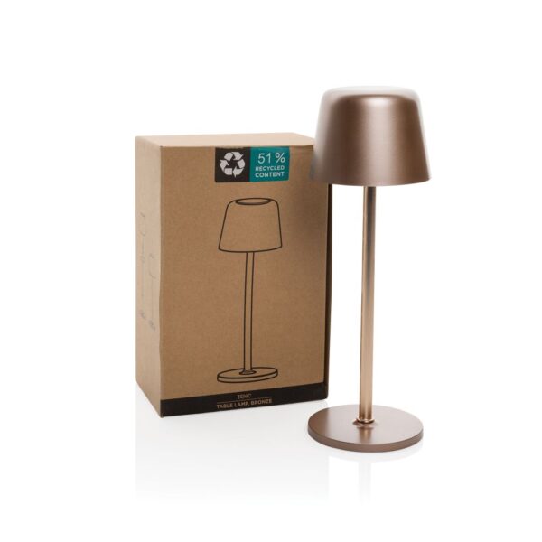 Zenic RCS recycled plastic USB re-chargable table lamp P513.9732