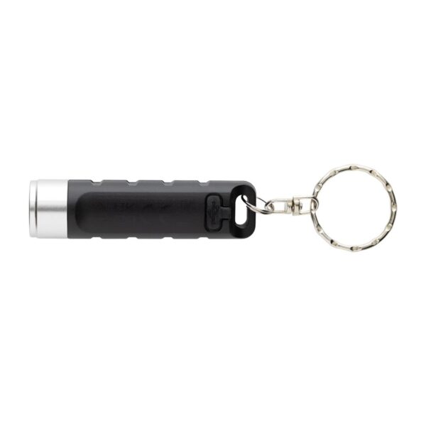 Globix RCS recycled plastic USB re-chargeable keychain torch P514.0201