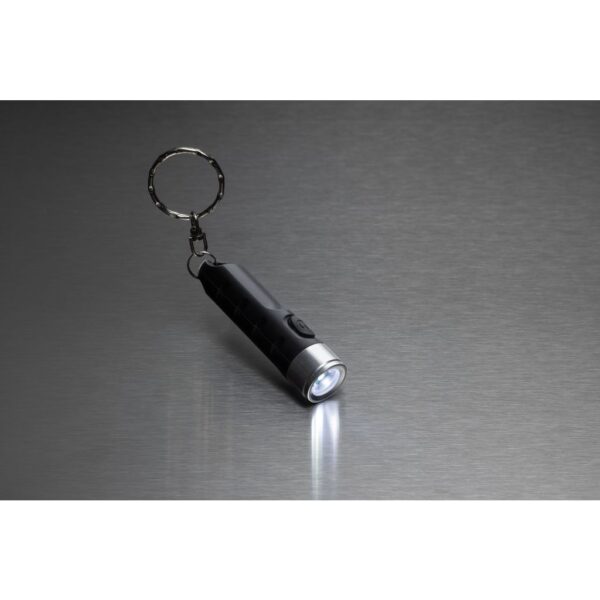 Globix RCS recycled plastic USB re-chargeable keychain torch P514.0201