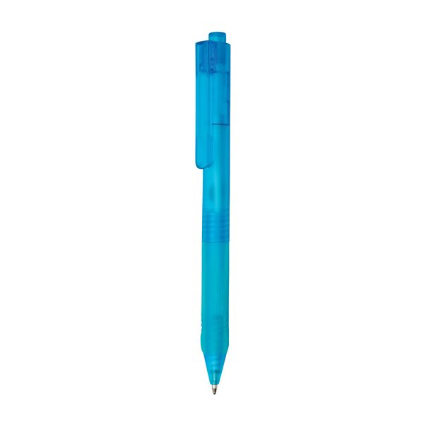 X9 frosted pen with silicone grip P610.795