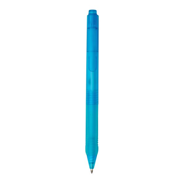 X9 frosted pen with silicone grip P610.795