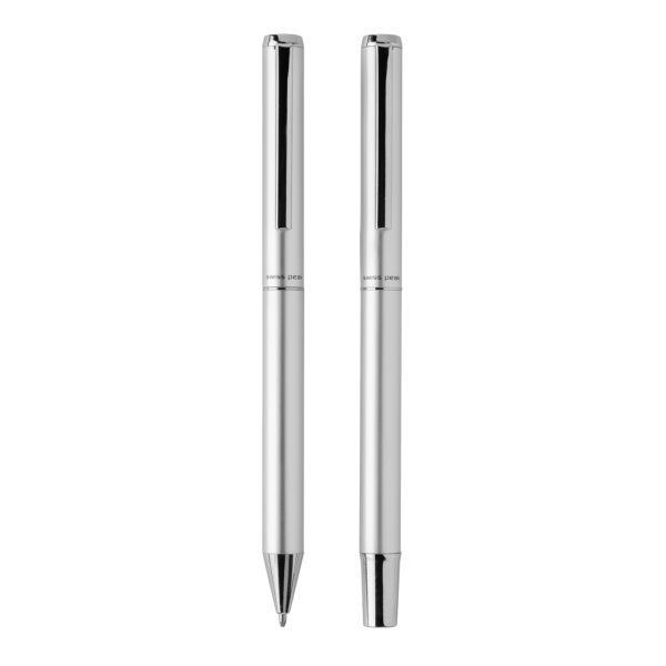 Swiss Peak Cedar RCS certified recycled aluminum pen set P611.162