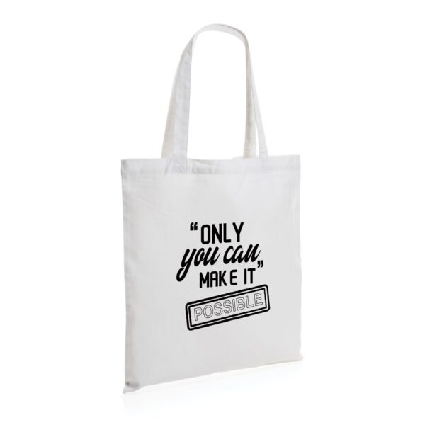 Impact AWARE™ Recycled cotton tote 145g P762.6203