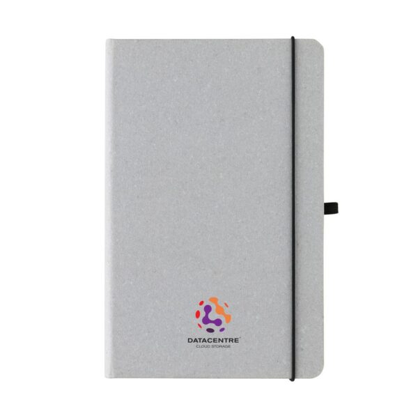 Recycled leather hardcover notebook A5 P774.2012