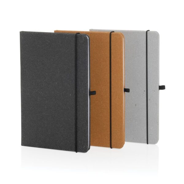 Recycled leather hardcover notebook A5 P774.2012