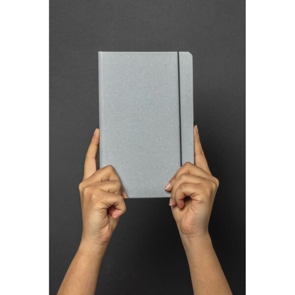 Recycled leather hardcover notebook A5 P774.2012