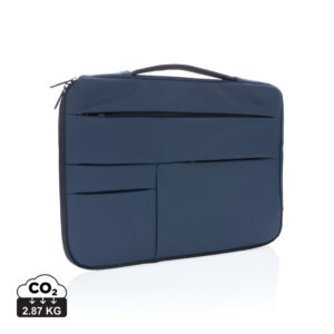 Smooth PU 15.6" laptop sleeve with handle P788.045