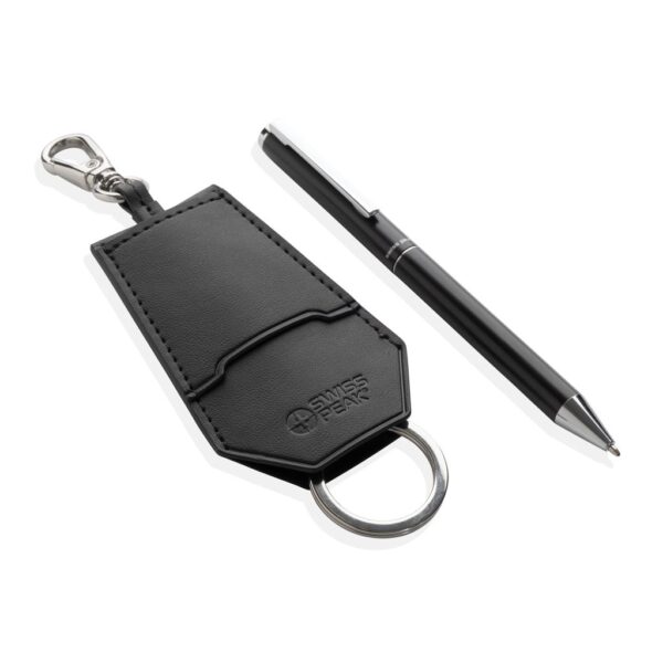 SP Tula RCS certified recycled PU key holder and pen set P820.9701