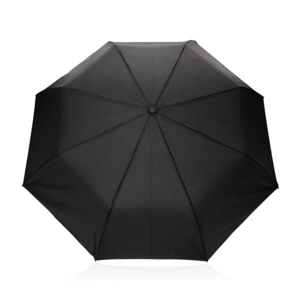 Kaycey 21" AWARE™ RPET Acacia wood mini auto open umbrella P850.7001