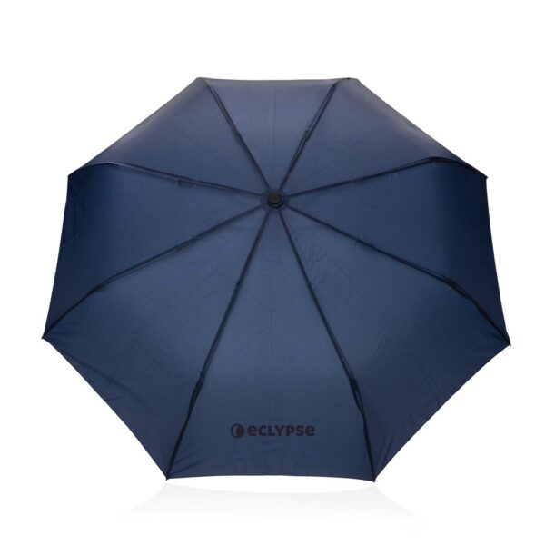 Kaycey 21" AWARE™ RPET Acacia wood mini auto open umbrella P850.7025