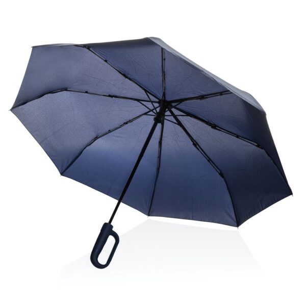 Yara 21" AWARE™ RPET solid colour umbrella with carabiner P850.7125