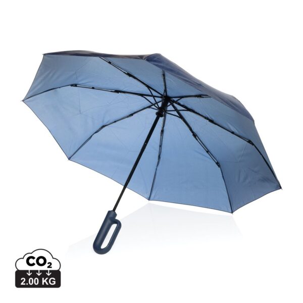 Yara 21" AWARE™ RPET solid colour umbrella with carabiner P850.7125