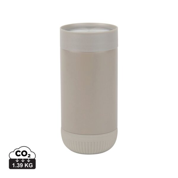 VINGA Erie RCS recycled SS push mug 350 ML V4321012