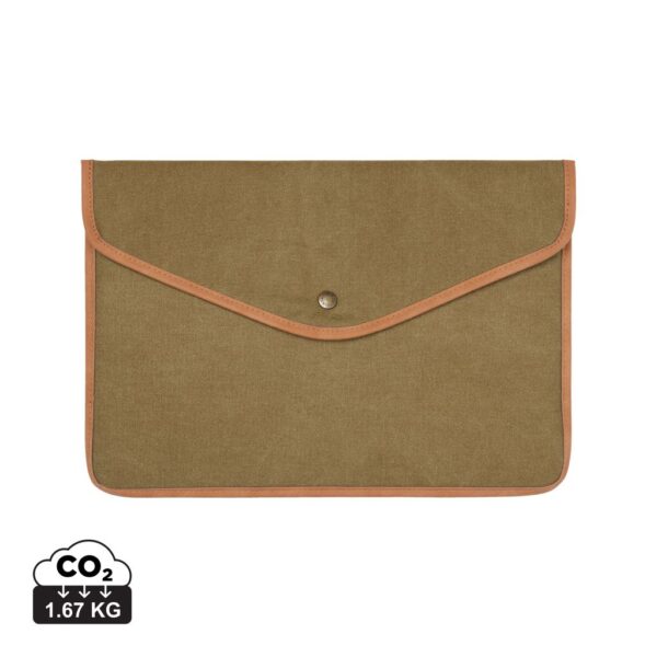 VINGA Bosler GRS recycled canvas 14" laptop sleeve V7880307