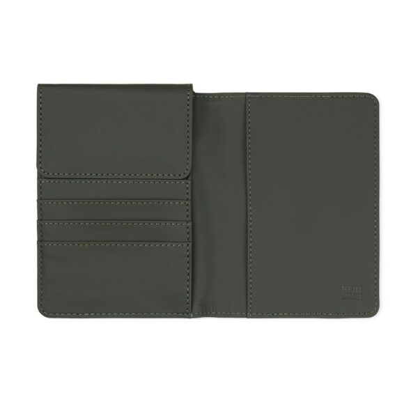 VINGA Baltimore RCS recycled polyester RFID passport cover V8200107