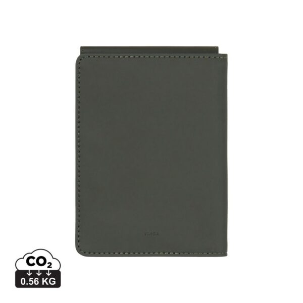 VINGA Baltimore RCS recycled polyester RFID passport cover V8200107