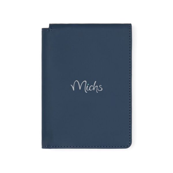 VINGA Baltimore RCS recycled polyester RFID passport cover V8200125