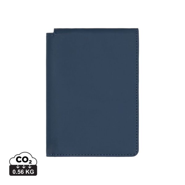 VINGA Baltimore RCS recycled polyester RFID passport cover V8200125