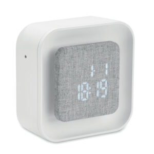 Recycled ABS/RPET alarm clock LUCE MO2299-06