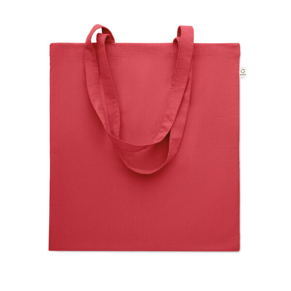 Recycled cotton shopping bag VIVEKA COLOUR MO2302-05