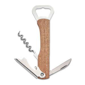 3 in 1 bamboo bottle opener WOOL MO2313-40