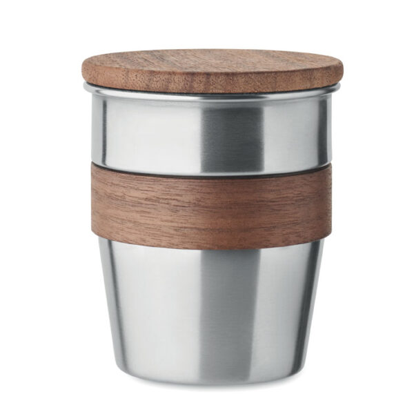 Single wall tumbler 350 ml WALNUT MO2322-16