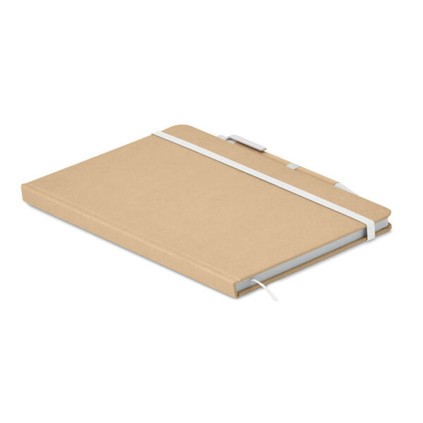 A5 notebook in recycled carton CARATIL MO2396-06