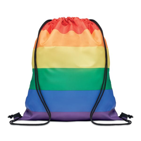 Rainbow RPET drawstring bag BOW MO6436-99