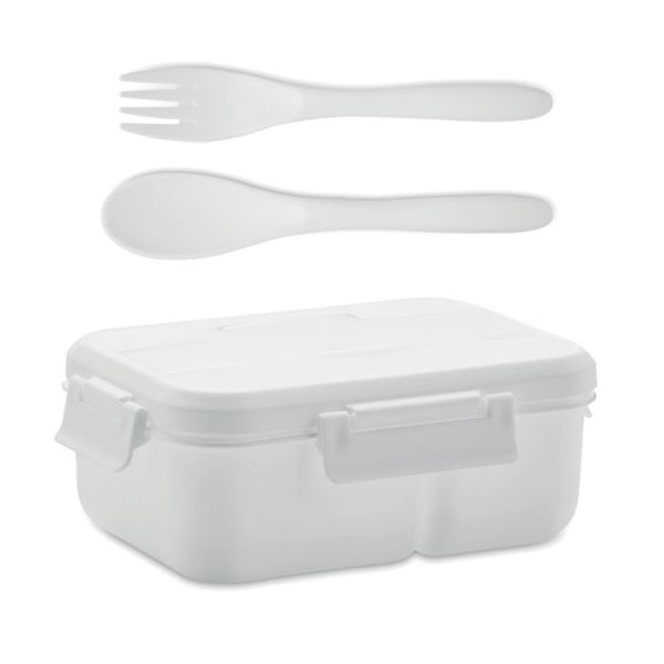 Lunch box with cutlery in PP MAKAN MO6646-06