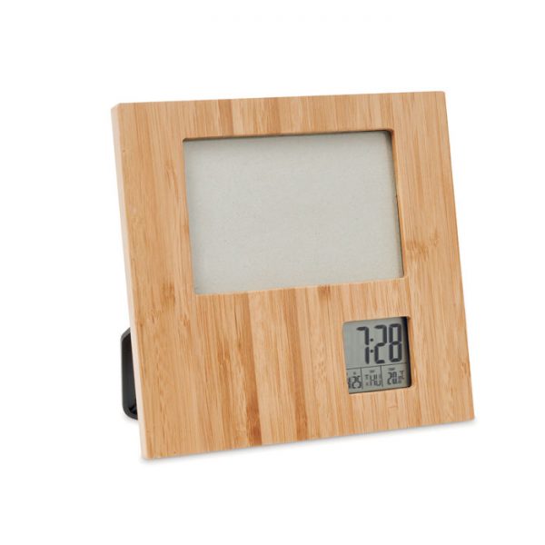 Photo frame with weather statio ZENFRAME MO9695-40