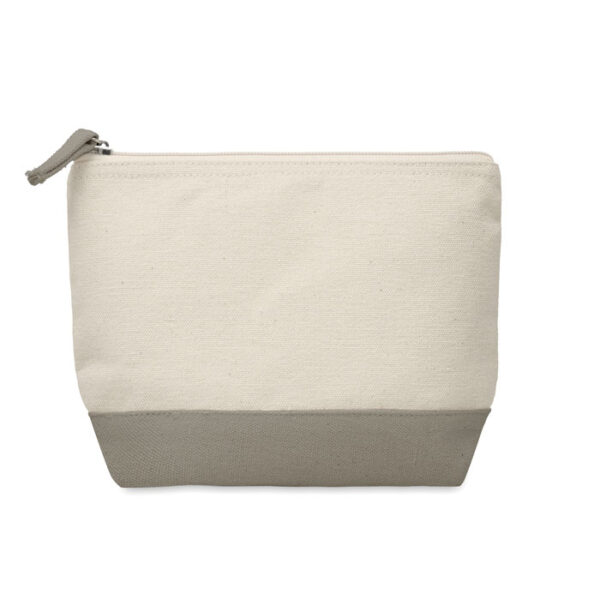 Bicolour cotton cosmetic bag KLEUREN MO9815-65